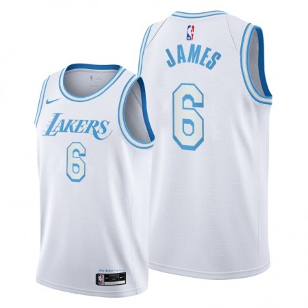 Maillot Basket Los Angeles Lakers LeBron James 6 Nike 2021-22 City Edition Swingman - Homme